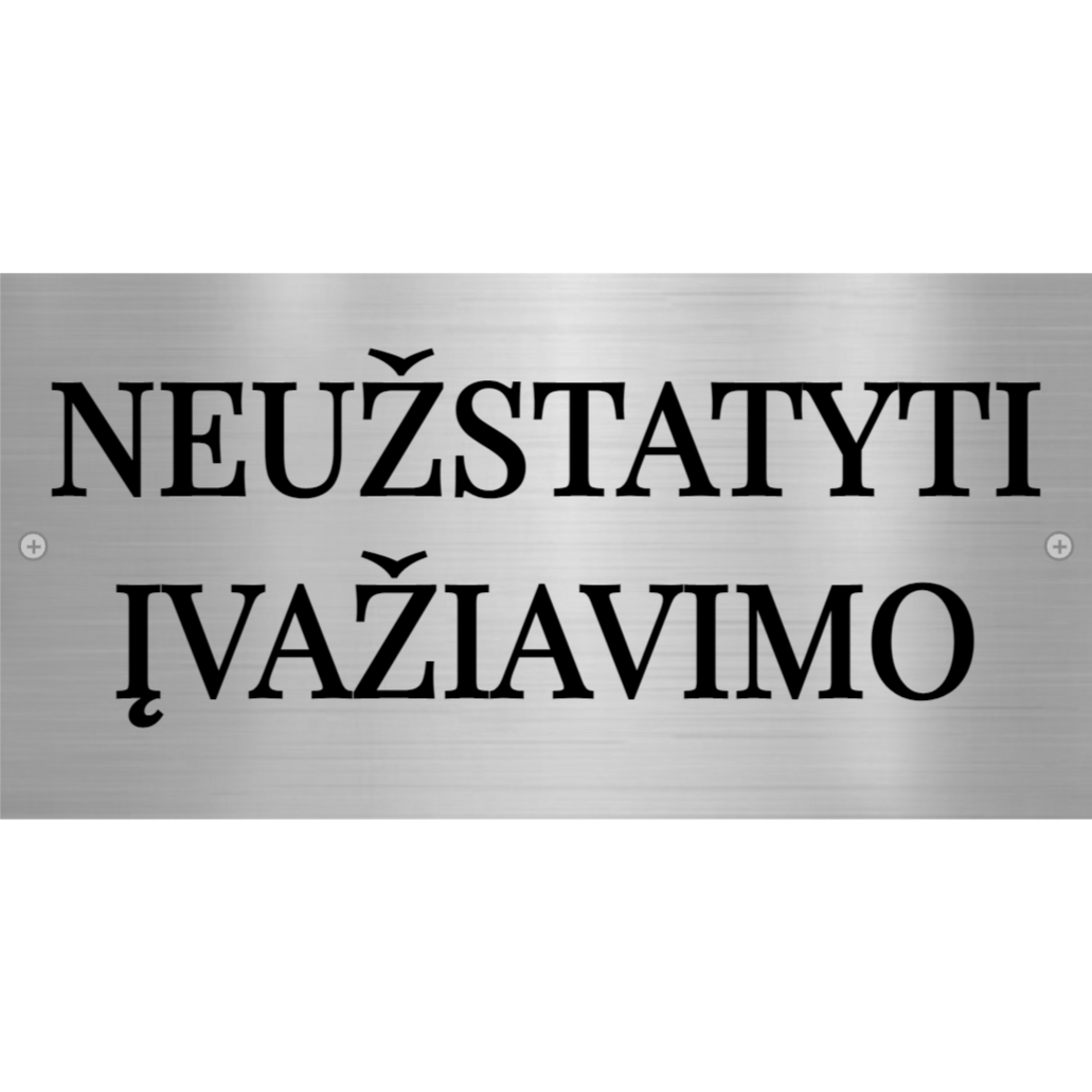 Neužstatyti įvažiavimo (1)